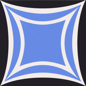 Decorative cement tile Convexus 4 with bands and lines, volume and 3D effect